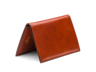 Italia Old Leather Vertical Card Case