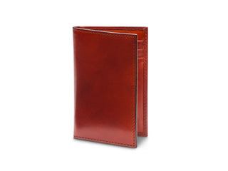 Italia Old Leather Vertical Card Case