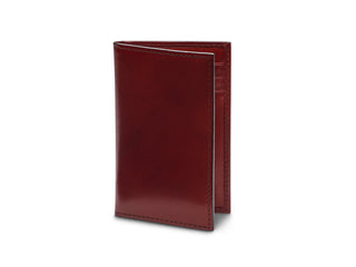 Italia Old Leather Vertical Card Case