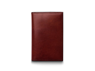 Italia Old Leather Vertical Card Case