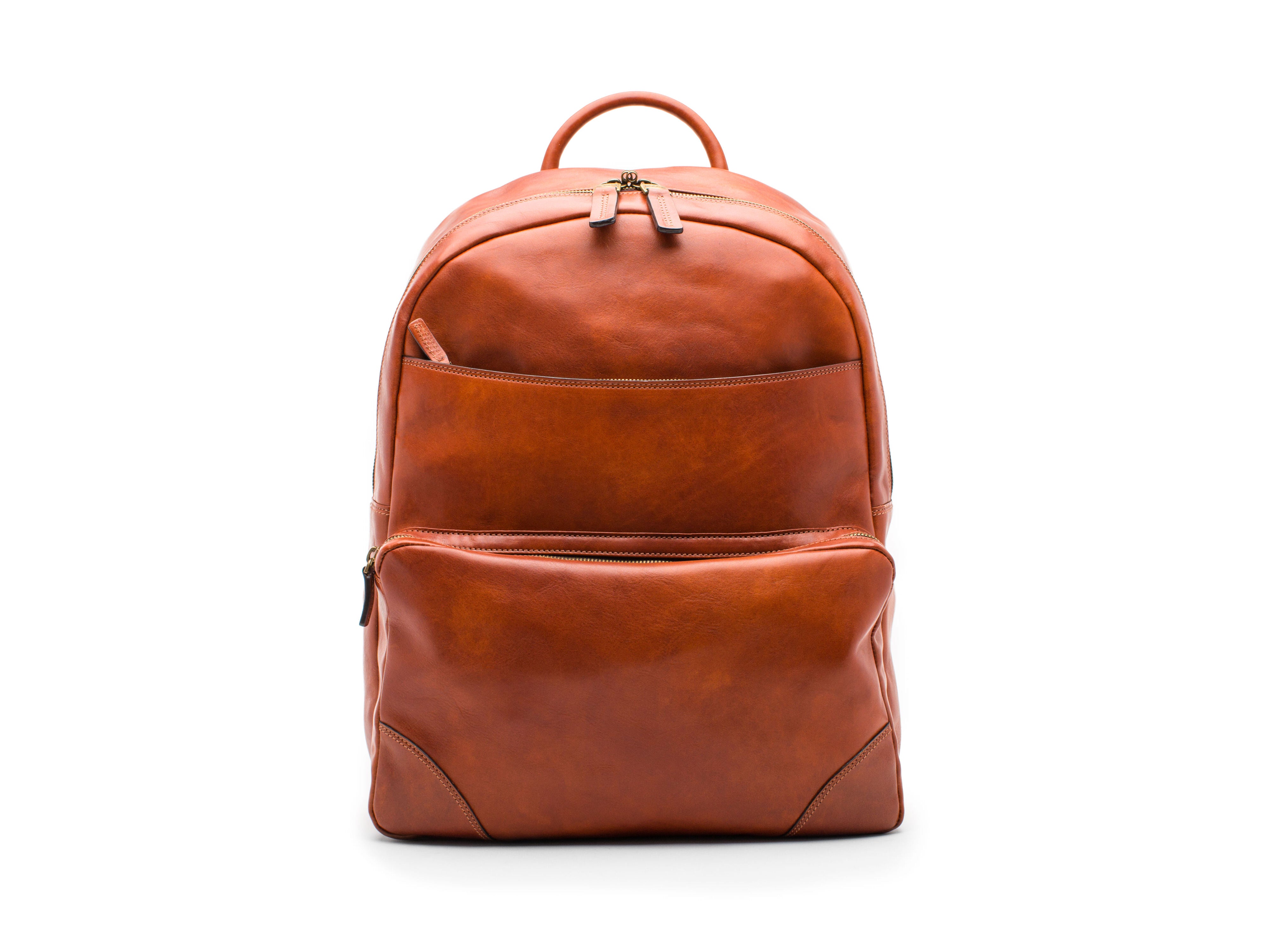 dolce vita leather backpack Bosca Dolce Backpack (Amber)