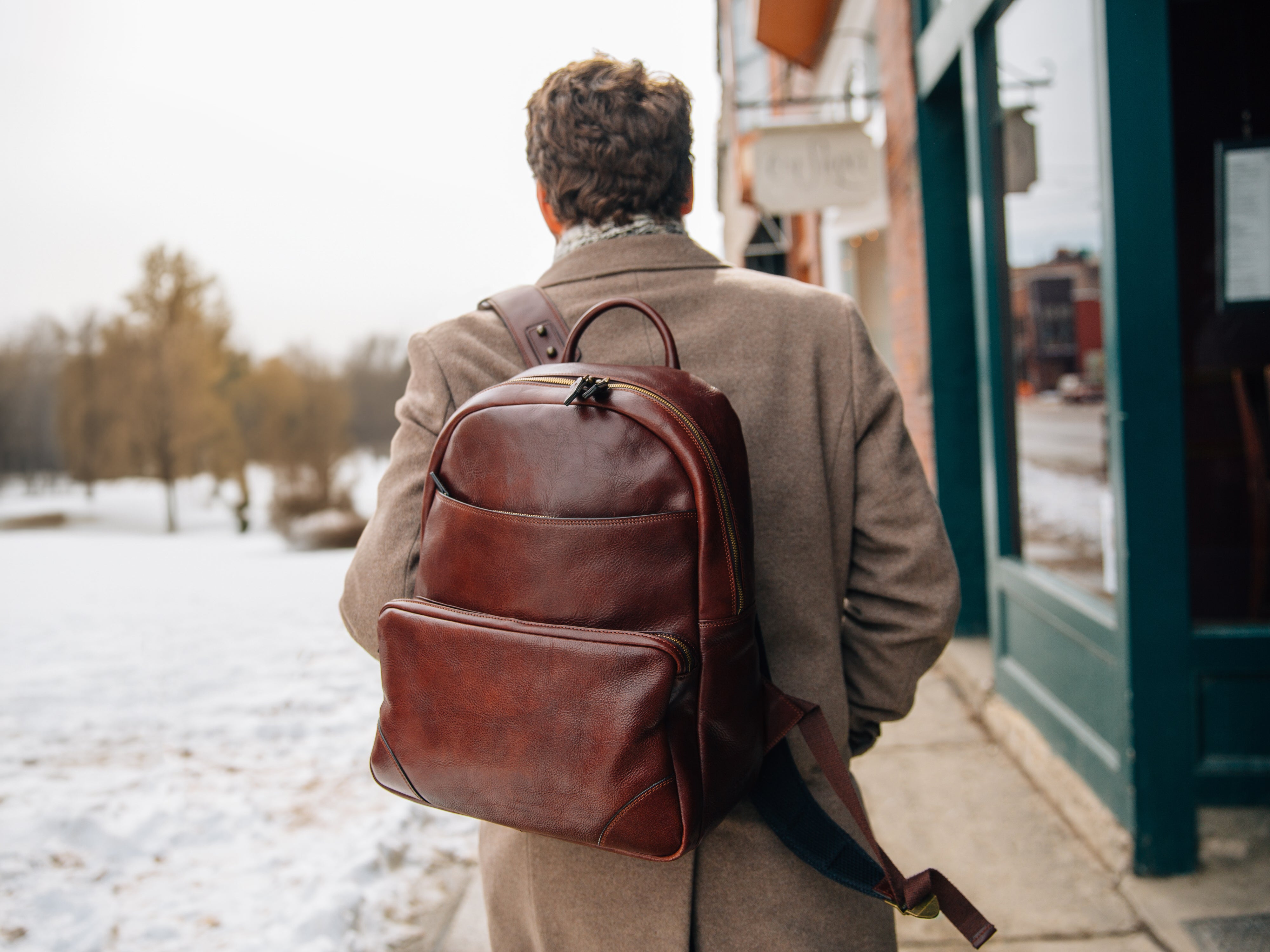 Bosca Dolce Backpack (Amber) Bosca Dolce Backpack (Amber)