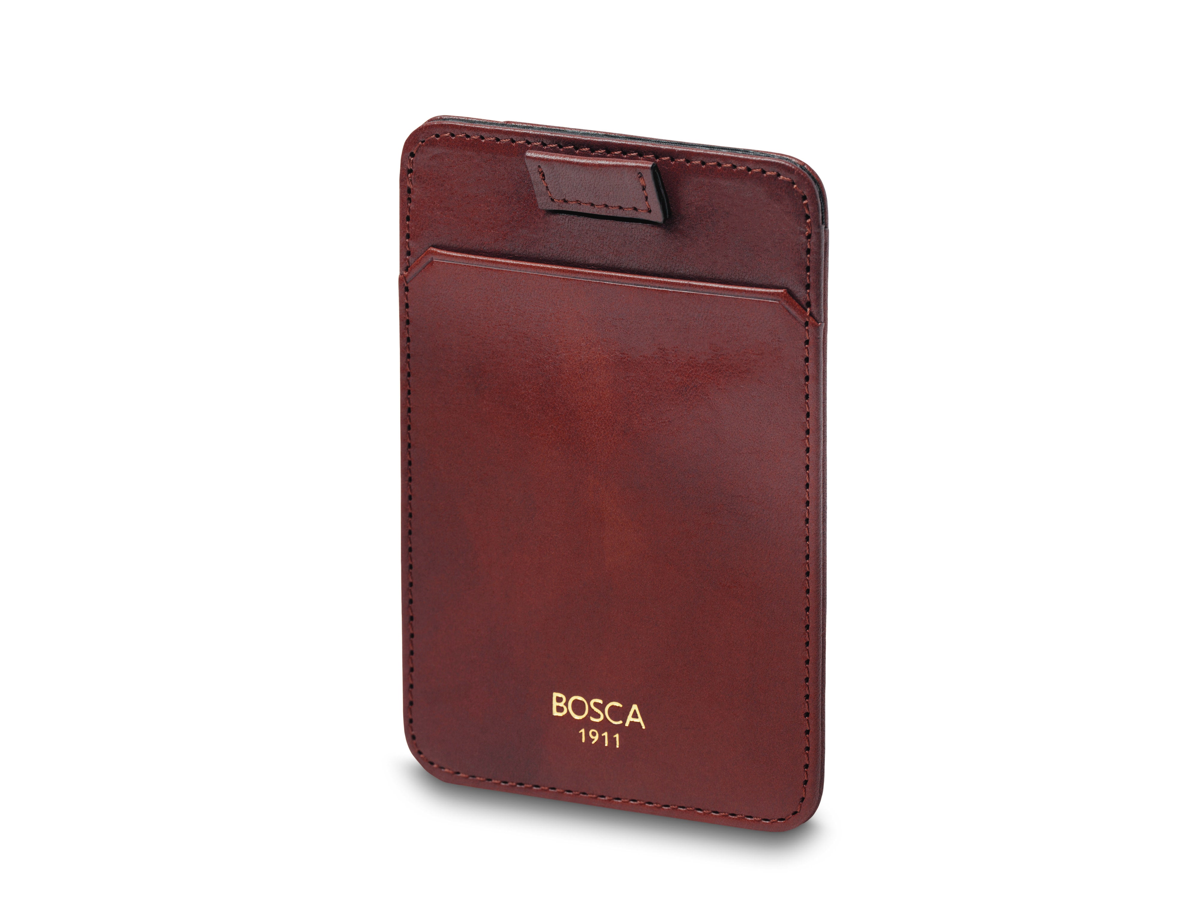 Bosca Old Leather - Pull Tab Card Case - Dark Brown Bosca Old Leather - Pull Tab Card Case - Dark Brown