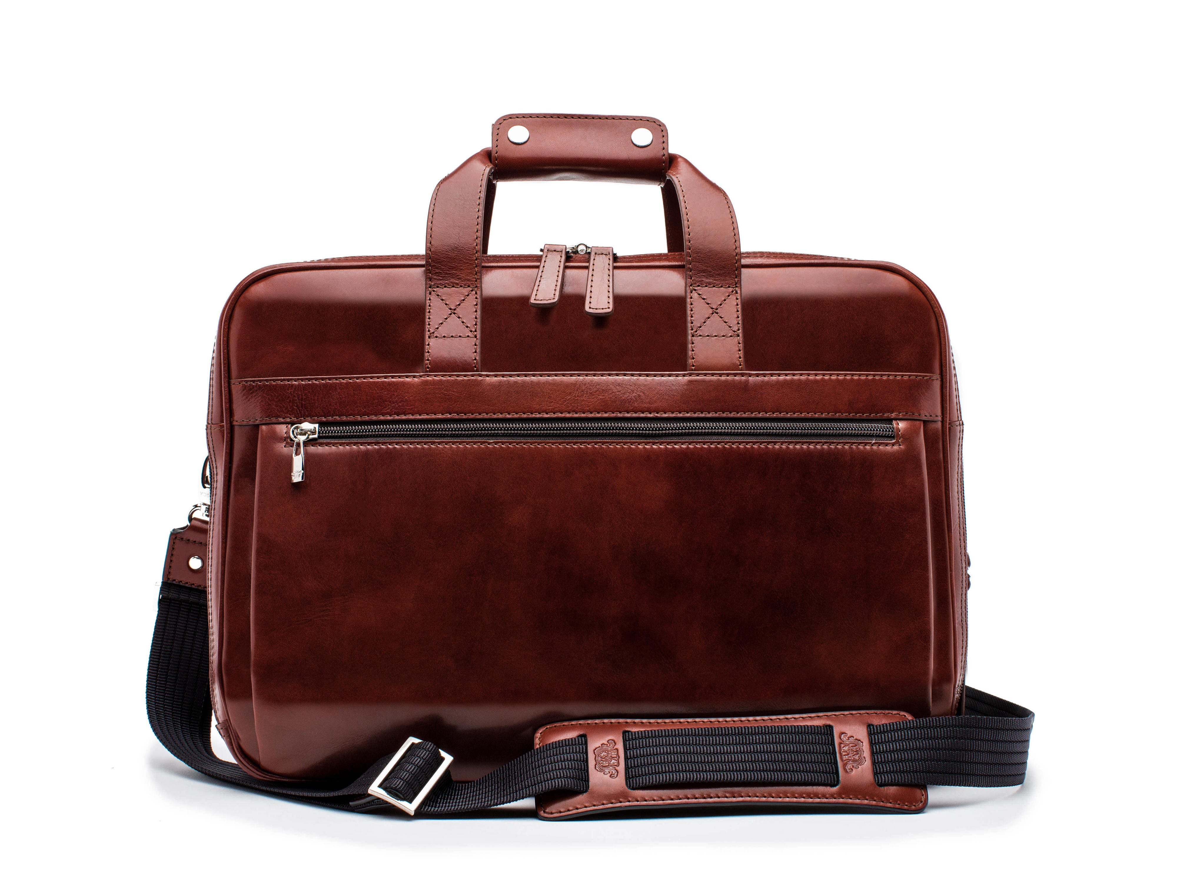 bosca vintage leather backpack Classic Nappa 1 | that you dont have to remove the bag to access it Women's Bags - Italian Leather