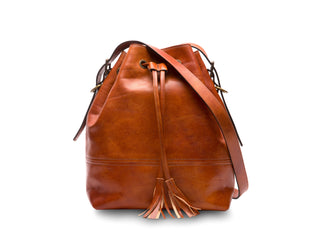 bosca leather drawstring backpack Introducing the next hallmark in our Dolce collection Women's Bags - Italian Leather